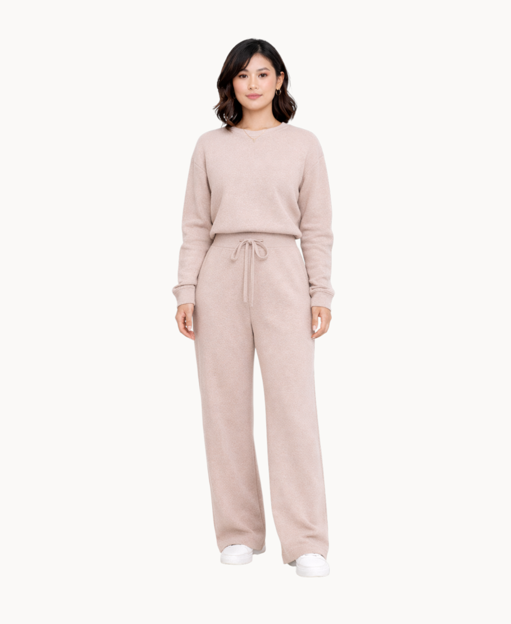 petite-lounge-co-ord-set-for-women-soft-knit-long-sleeve-top-high-waist-relaxed-fit-pants